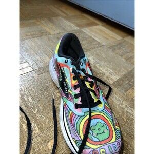 BROOKS Ghost 15 Wednesday Holmes Running Shoes Mens 8.5 Pride Pink White